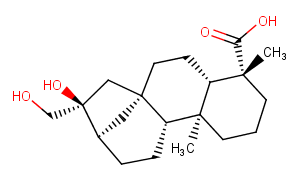 16beta,17-Dihydroxy-ent-kaurane-19-oic acid图片