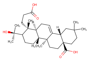 3,4-seco-Olean-12-en-4-ol-3,28-dioic acid图片