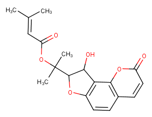 9-Hydroxy-O-senecioyl-8,9-dihydrooroselol图片