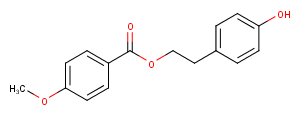 p-Hydroxyphenethyl anisate图片
