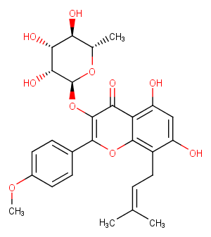 Baohuoside I图片