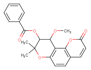 trans-3'-O-Benzoyl-4'-O-methylkhellactone图片