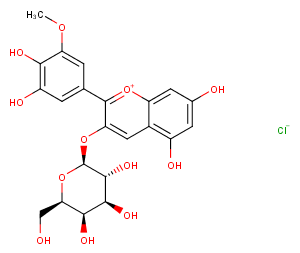 Petunidin-3-O-galactoside chloride图片
