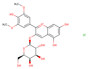 Malvidin-3-galactoside chloride图片