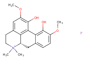 (+)-Magnoflorine iodide图片