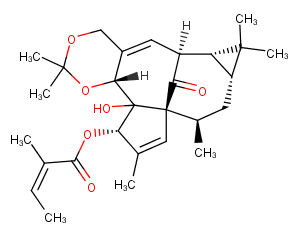 Ingenol-5,20-acetonide-3-O-angelate图片