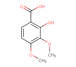 2-HYDROXY-3,4-DIMETHOXYBENZOIC ACID图片