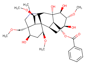 Benzoylmesaconine图片
