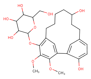 (+)-S-Myricanol glucoside图片