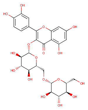 Quercetin 3-gentiobioside图片