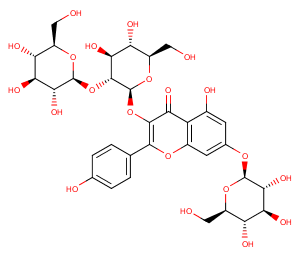 Kaempferol 3-sophoroside-7-glucoside图片