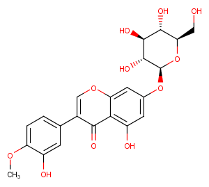 Pratensein-7-O-β-D-glucopyranoside图片