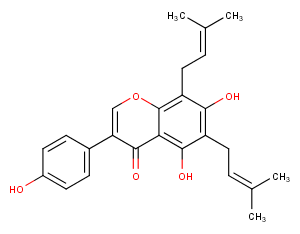 6,8-Diprenylgenistein图片