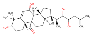 3,7,23,24-tetrahydroxycucurbita-5,25-dien-19-al图片