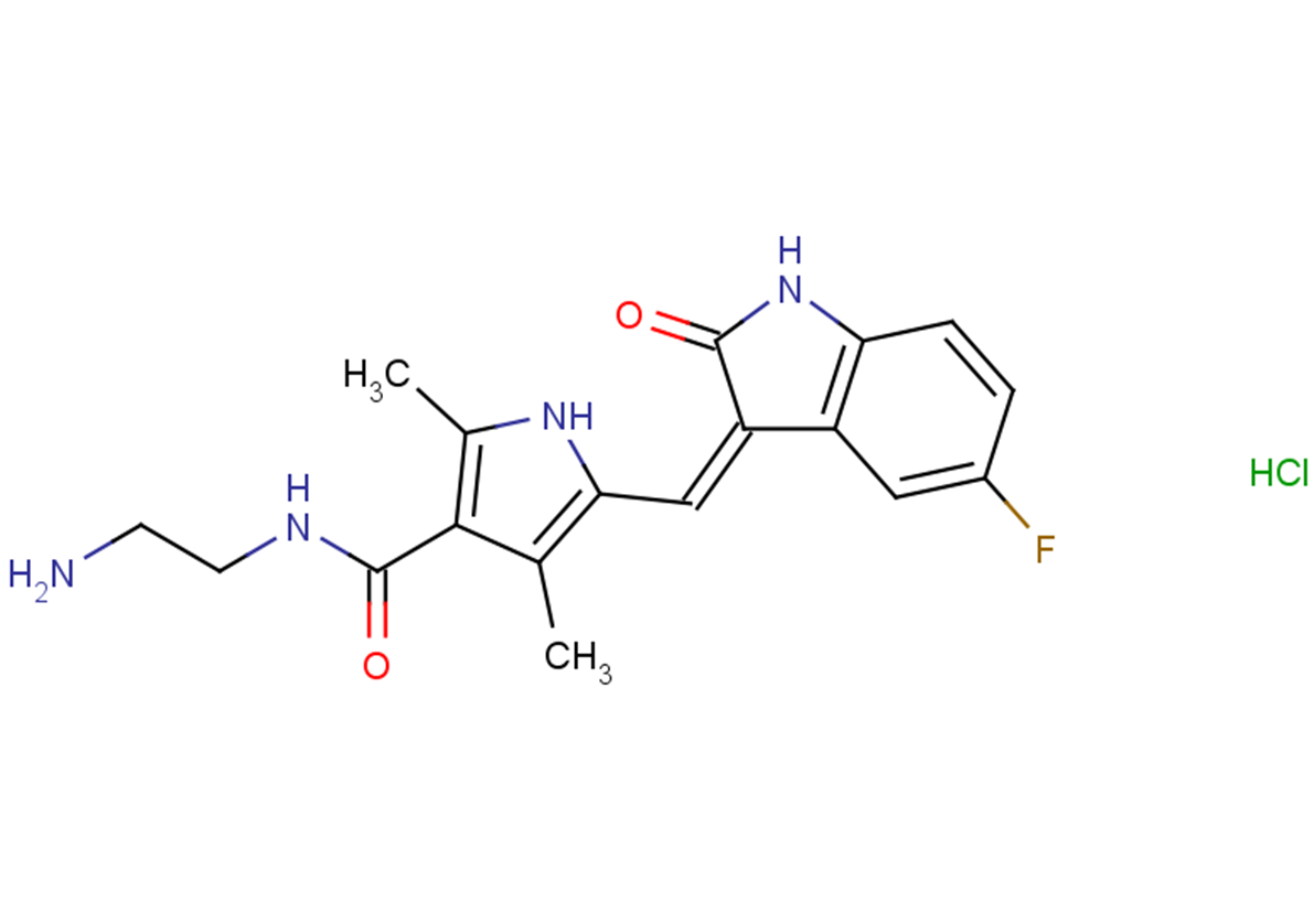 N,N-Didesethyl Sunitinib Hydrochloride图片