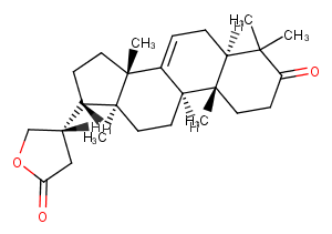 3-Oxo-24,25,26,27-tetranortirucall-7-en-23,21-olide图片