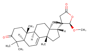 3-Oxo-21α-methoxy-24,25,26,27-tetranortirucall-7-ene-23(21)-lactone图片