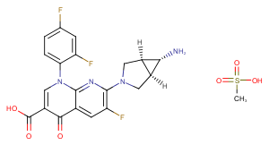 Trovafloxacin mesylate图片