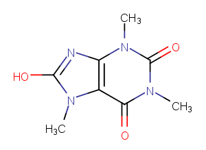 1,3,7-Trimethyluric Acid图片