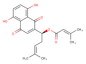 β,β-Dimethylacrylalkannin图片