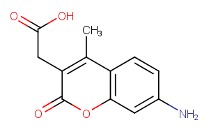 7-Amino-4-methylcoumarin-3-acetic acid图片