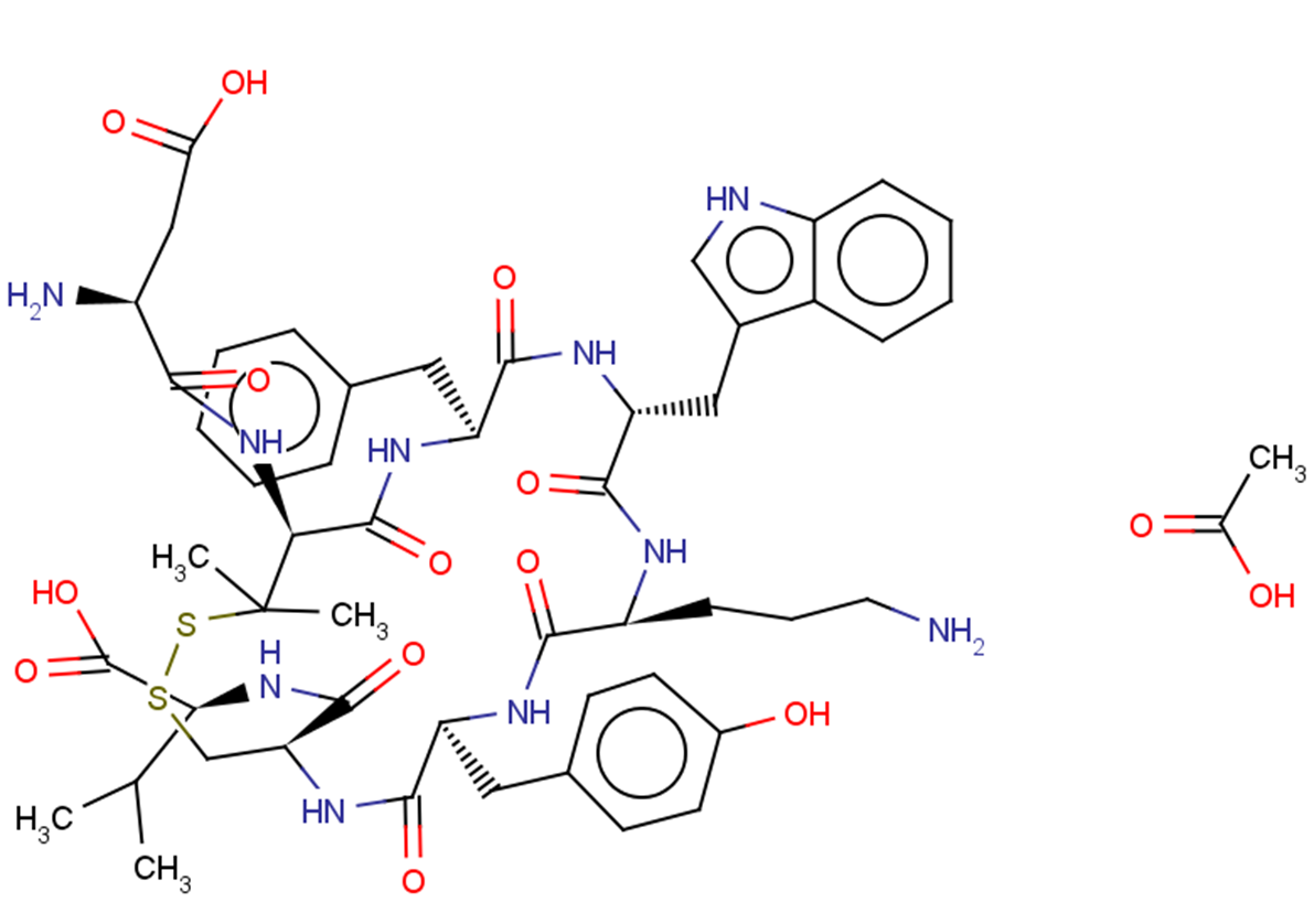 Urantide acetate(669089-53-6 free base)图片