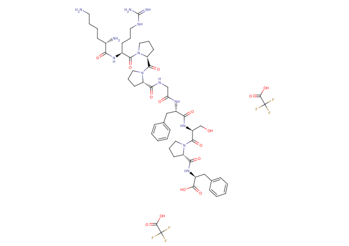 Lys-[Des-Arg9]Bradykinin,TFA图片