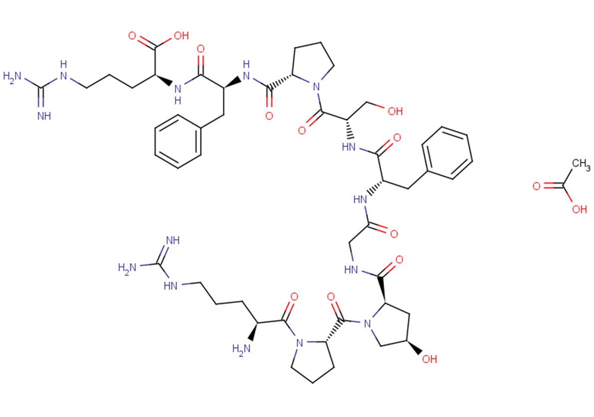 (Hyp3)-Bradykinin acetate图片