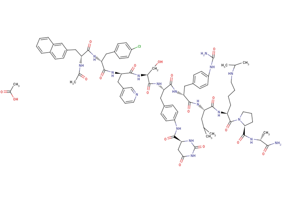 Degarelix acetate(214766-78-6 free base)图片