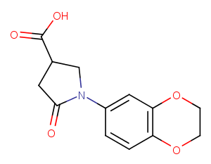 1-(2,3-DIHYDRO-BENZO[1,4]DIOXIN-6-YL)-5-OXO-PYRROLIDINE-3-CARBOXYLIC ACID图片