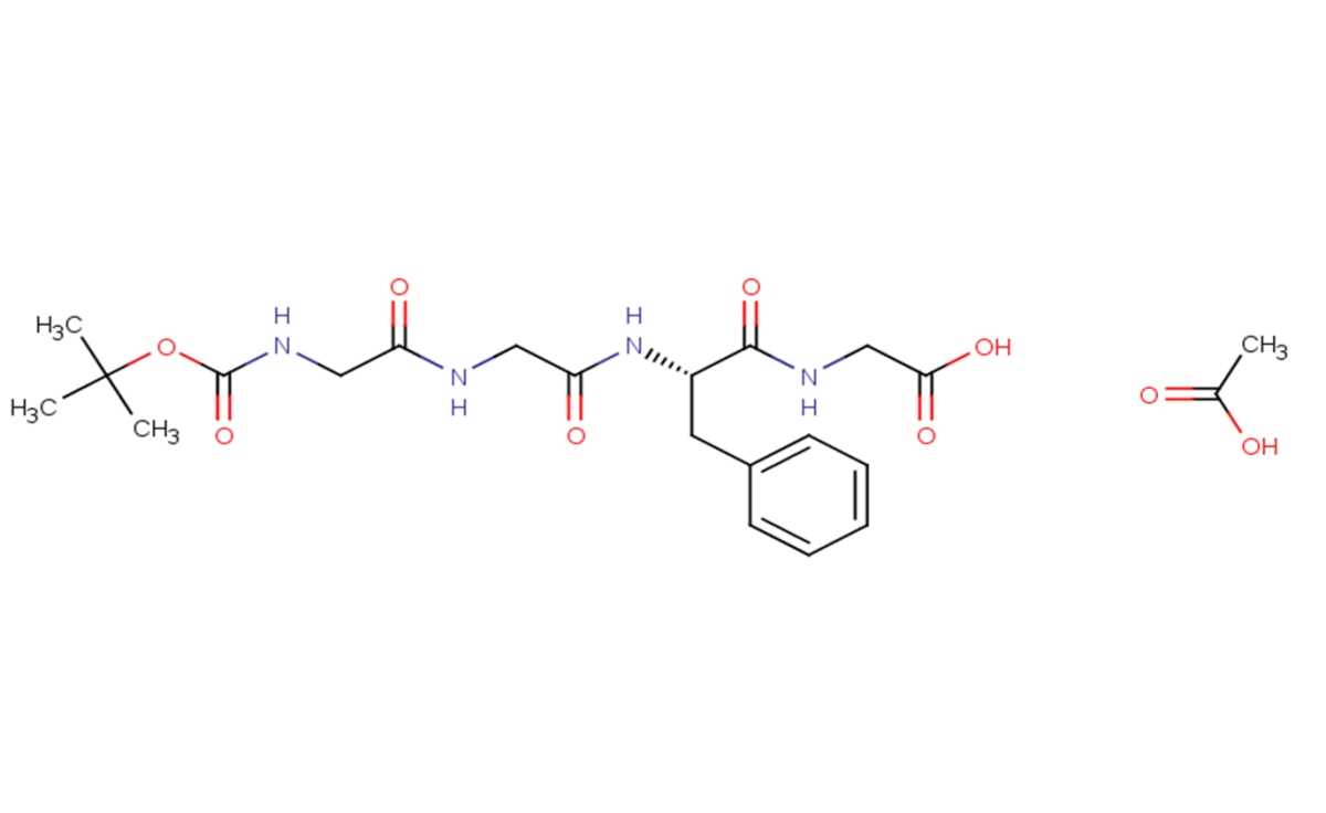 Boc-Gly-Gly-Phe-Gly-OH acetate图片