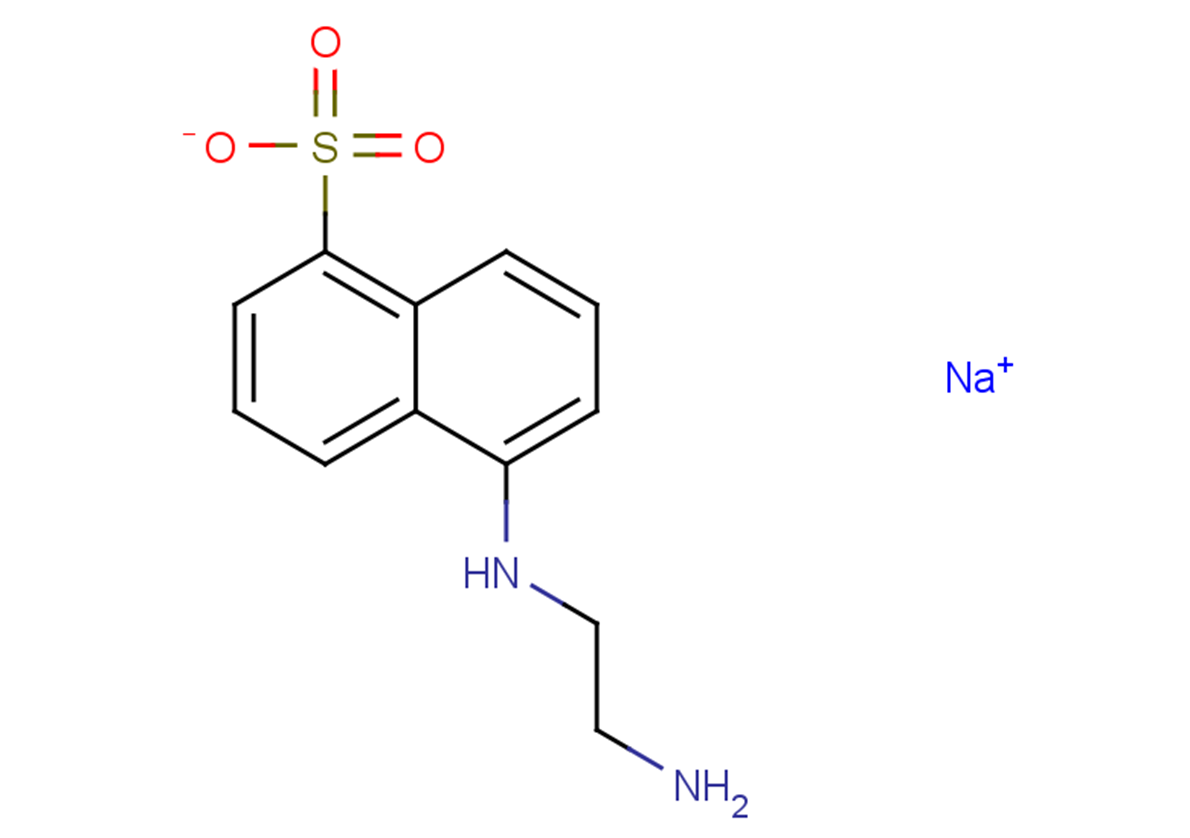Sodium 5-((2-aminoethyl)amino)naphthalene-1-sulfonate图片