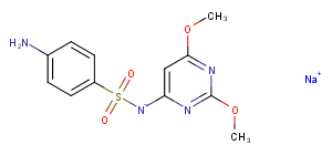 Sulfadimethoxine sodium图片