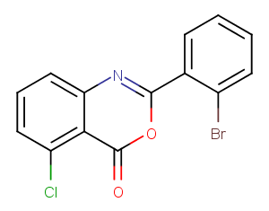 2-(2-bromophenyl)-5-chloro-4H-3,1-benzoxazin-4-one图片