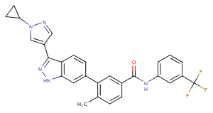 FGFR1/DDR2 inhibitor 1图片