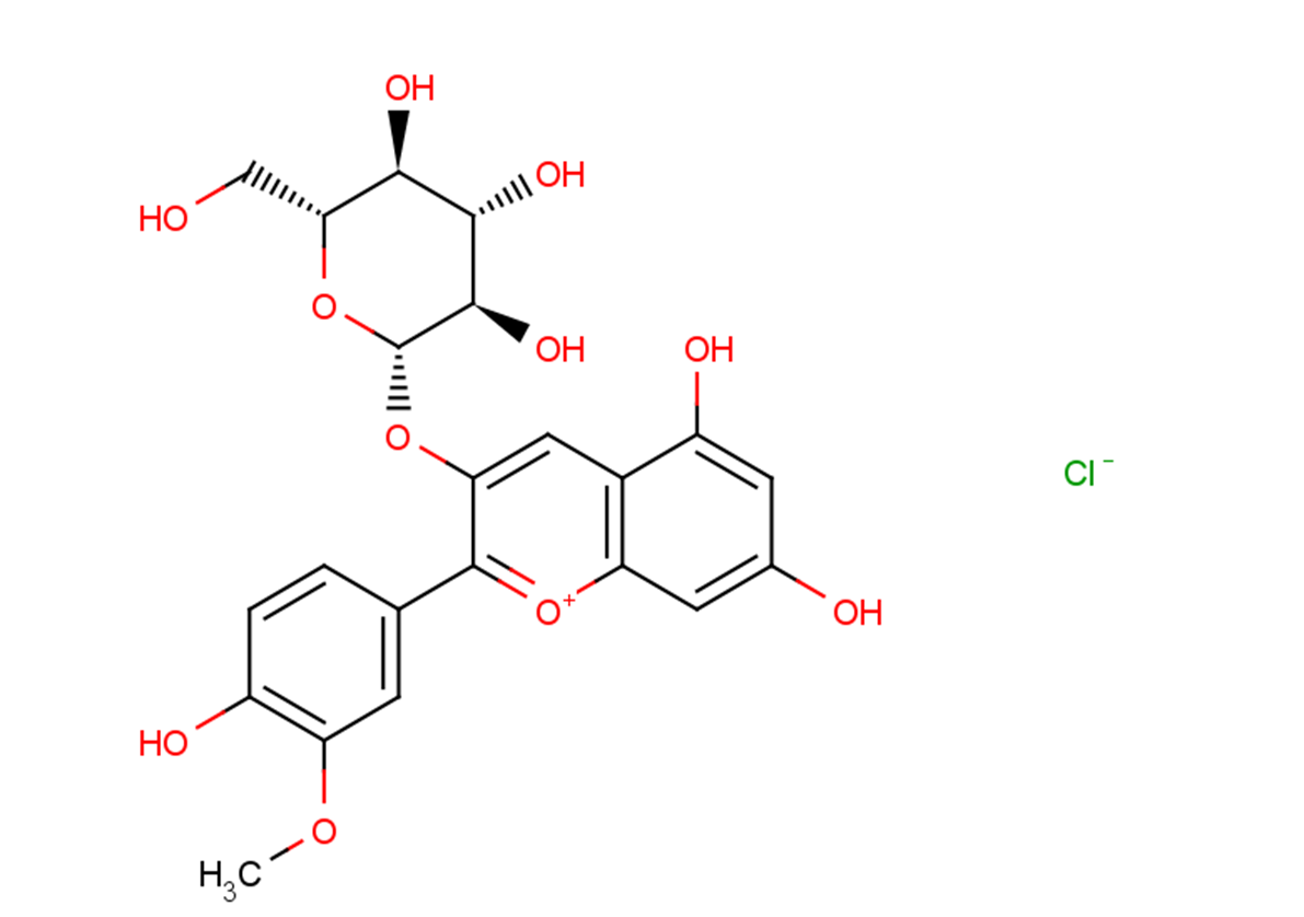 Peonidin-3-O-glucoside chloride图片