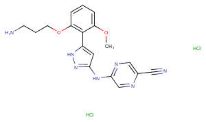 Prexasertib dihydrochloride图片