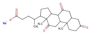 Dehydrocholate sodium图片