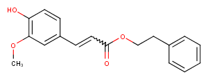Phenethyl ferulate图片