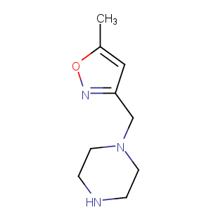 1-[(5-methylisoxazol-3-yl)methyl]piperazine图片