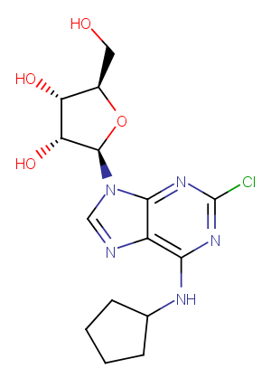 2-Chloro-N6-cyclopentyladenosine图片