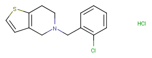 Ticlopidine hydrochloride图片