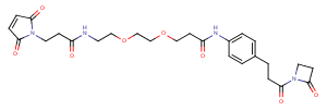 Mal-amido-PEG2-C2-amido-Ph-C2-CO-AZD图片