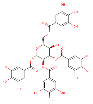 1,2,3,6-Tetragalloylglucose图片
