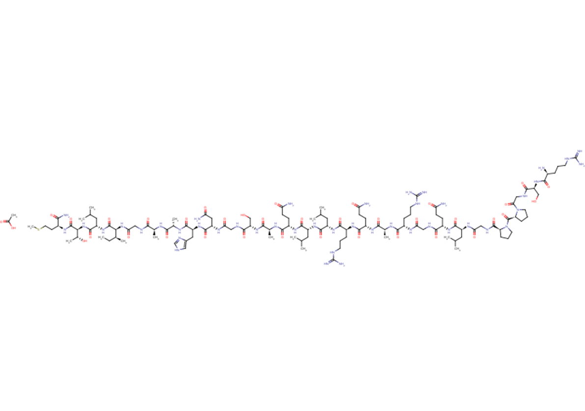[Ala11,D-Leu15]-Orexin B acetate图片