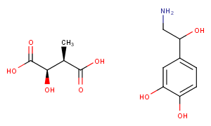 Norepinephrine bitartrate salt图片