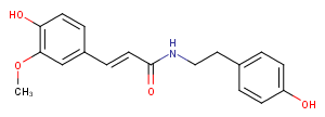 N-trans-Feruloyltyramine图片