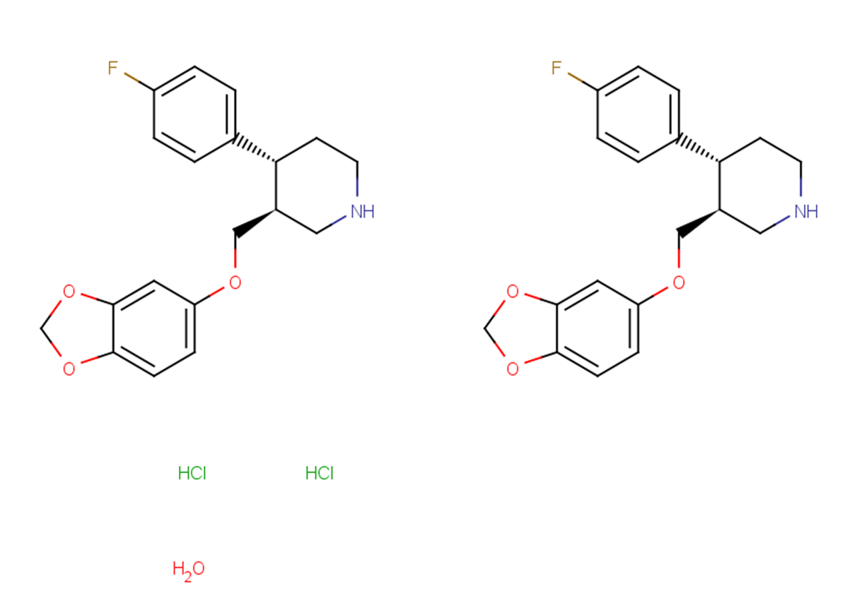 Paroxetine hydrochloride hemihydrate图片