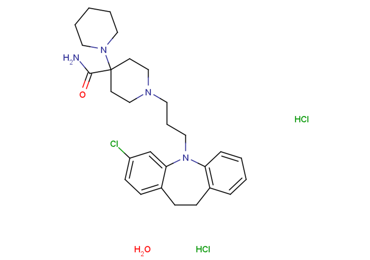 Clocapramine dihydrochloride hydrate图片
