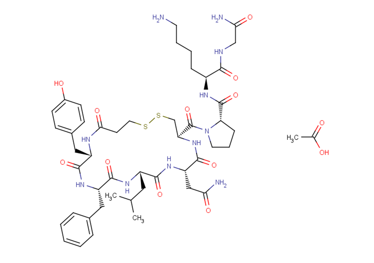 d[Leu4,Lys8]-VP acetate图片